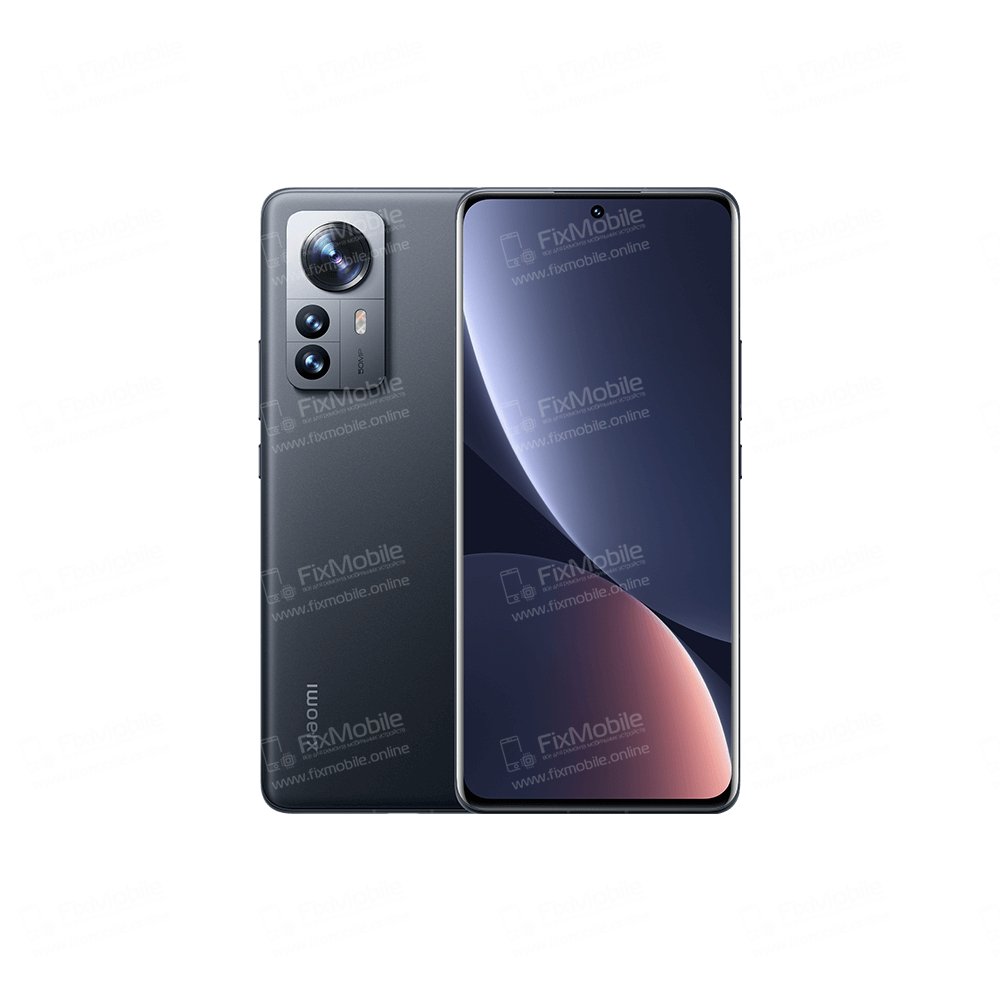 Задняя крышка для Xiaomi 12 Pro (серая) премиум — 3