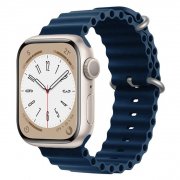 Ремешок ApW26 Ocean Band для Apple Watch 38 mm силикон (темно-синий)