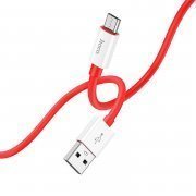 Кабель Hoco X87 Magic (USB - micro USB) (красный)