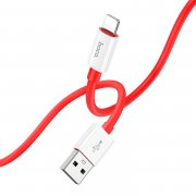 Кабель для Apple Hoco X87 Magic (USB - lightning) (красный)