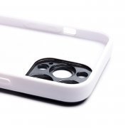 Чехол-накладка - PC084 экокожа для Apple iPhone 13 Pro (219663) (белая) — 3