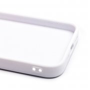 Чехол-накладка - PC084 экокожа для Apple iPhone 13 Pro (219663) (белая) — 2