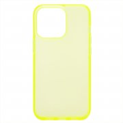 Чехол-накладка - PC079 для Apple iPhone 13 Pro (желтая) — 1