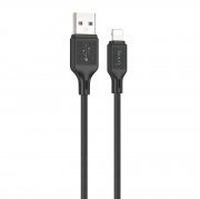 Кабель для Apple Hoco X90 Cool (USB - lightning) (черный) — 1