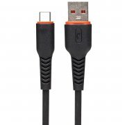 Кабель SKYDOLPHIN S54T (USB - Type-C) (черный) 1 метр