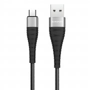 Кабель Borofone BX32 Munificent (USB - micro-USB) (черный) — 1