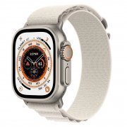 Ремешок - ApW27 Alpine Loop Apple Watch 40 mm текстиль (белый)