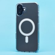 Чехол-накладка SafeMag для Apple iPhone 16 Plus (прозрачная) — 2