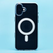 Чехол-накладка SafeMag для Apple iPhone 16 Plus (прозрачная) — 1