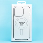 Чехол-накладка SafeMag для Apple iPhone 15 Pro (прозрачная) — 1