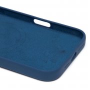 Чехол-накладка ORG Silicone Case SafeMag для Apple iPhone 16 Pro Max (темно-синяя) — 2