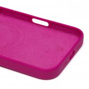 Чехол-накладка ORG Silicone Case SafeMag для Apple iPhone 16 Pro Max (лунно-красный) — 2