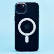 Чехол-накладка SafeMag для Apple iPhone 15 Plus (прозрачная) — 1