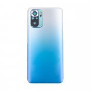 Превью Задняя крышка для Xiaomi Redmi Note 10S (голубая) Премиум &mdash; 2