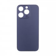 Задняя крышка для Apple iPhone 14 Pro (темно-фиолетовая) премиум — 2