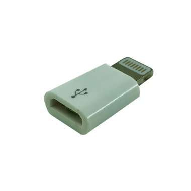 Адаптер (переходник) для Apple (Lightning - micro-USB) белый — 2