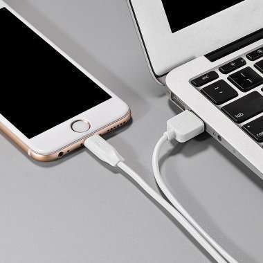 Кабель Hoco X1 для Apple (USB - Lightning) белый (2 метра) — 3