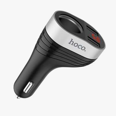 Автомобильное зарядное устройство HOCO Z29 2USB (черное) — 4