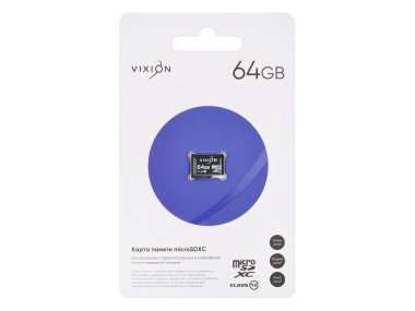 Карта памяти MicroSD 64GB Class 10 VIXION — 1