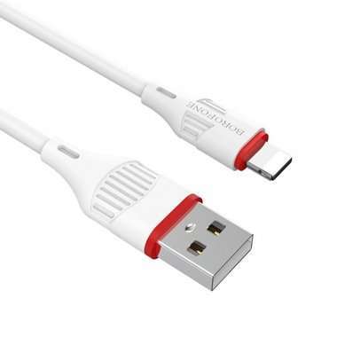Кабель Borofone BX17 Enjoy для Apple (USB - Lightning) белый — 2