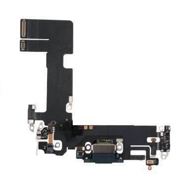 Шлейф для Apple iPhone 13 на разъем зарядки/микрофон (черный) Премиум — 1