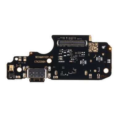 Шлейф для Xiaomi Poco X4 Pro 5G плата на разъем зарядки/разъем SIM/микрофон &mdash; 1