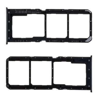 Контейнер SIM для Realme C21 (черный) — 4