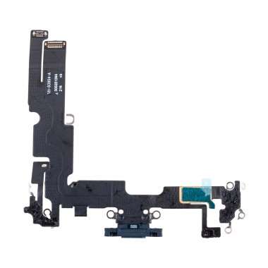 Шлейф для Apple iPhone 14 Plus плата на разъем зарядки/микрофон (черный) Премиум — 1