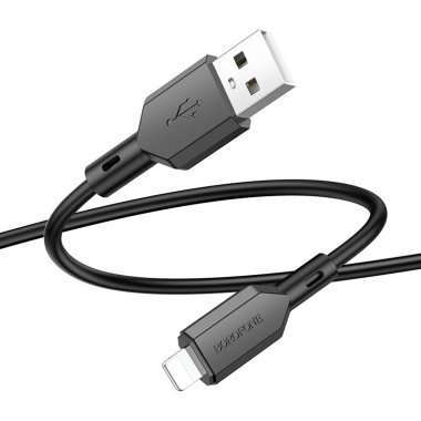 Кабель Borofone BX70 для Apple (USB - Lightning) черный — 4