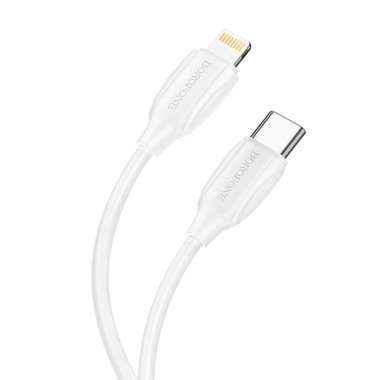 Кабель для Apple Borofone BX19 (Type-C - lightning) (белый) — 8