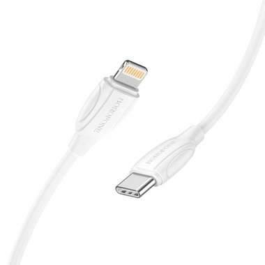 Кабель для Apple Borofone BX19 (Type-C - lightning) (белый) — 6