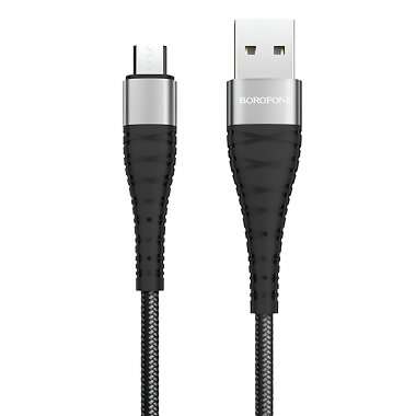 Кабель Borofone BX32 Munificent (USB - micro-USB) (черный) — 1