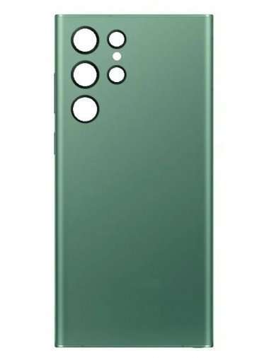 Задняя крышка для Samsung Galaxy S22 Ultra (S908B) (зеленая) премиум — 1