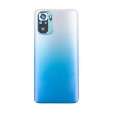 Задняя крышка для Xiaomi Redmi Note 10S (голубая) Премиум &mdash; 2