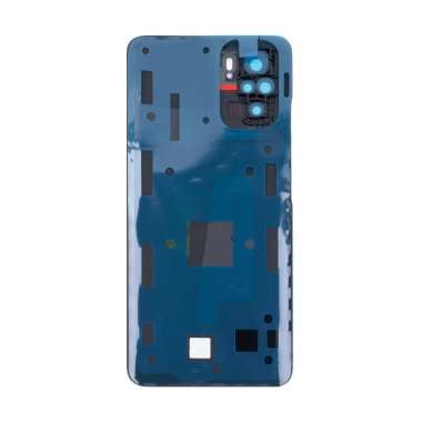 Задняя крышка для Xiaomi Redmi Note 10S (голубая) Премиум &mdash; 1