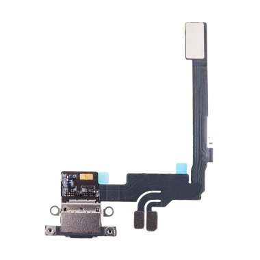 Шлейф для Apple iPhone 16 Pro на системный разъем/микрофон (черный) Премиум — 2