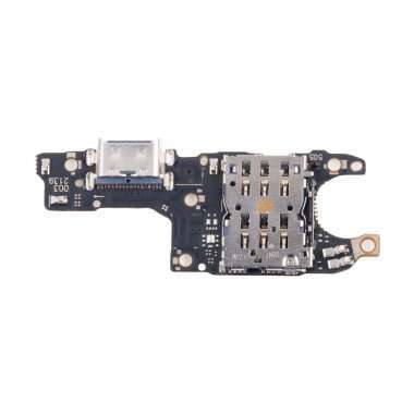 Шлейф для Huawei Honor 70 плата на системный разъем/разъем SIM/микрофон