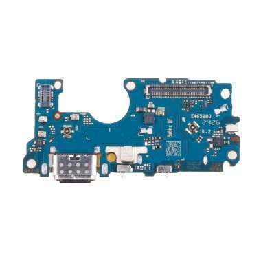 Шлейф для Motorola Moto G85 плата на системный разъем/разъем SIM/микрофон премиум — 2