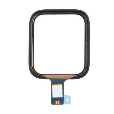 Стекло для Apple Watch 4 40 mm с тачскрином и OCA пленкой (черное) — 1