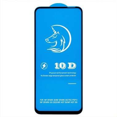 Защитное стекло Activ 3D для Tecno Spark 30C 4G (черное) — 1