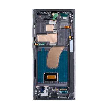 Дисплейный модуль с тачскрином для Samsung Galaxy S23 Ultra (S918B) (черный) (OLED) 120Гц